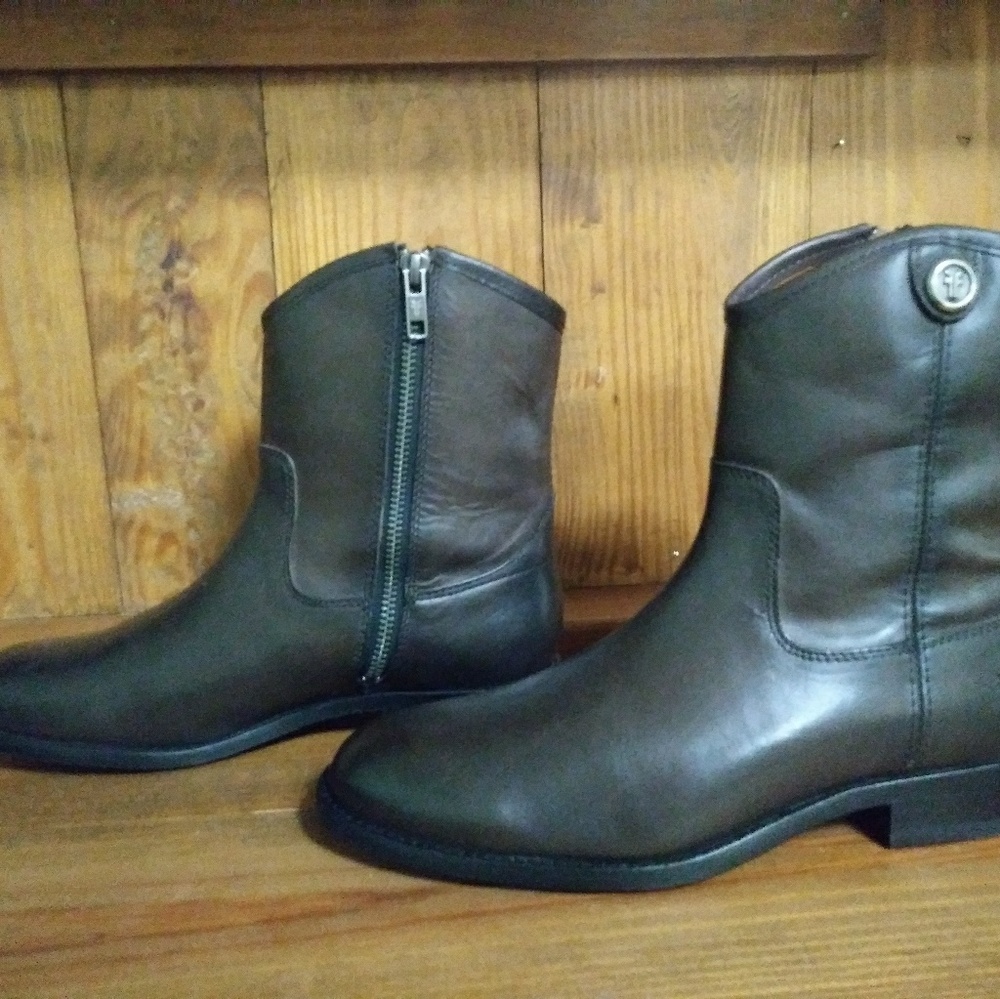 Frye Boots-Melissa Button Short 2-Smoke 6 1/2